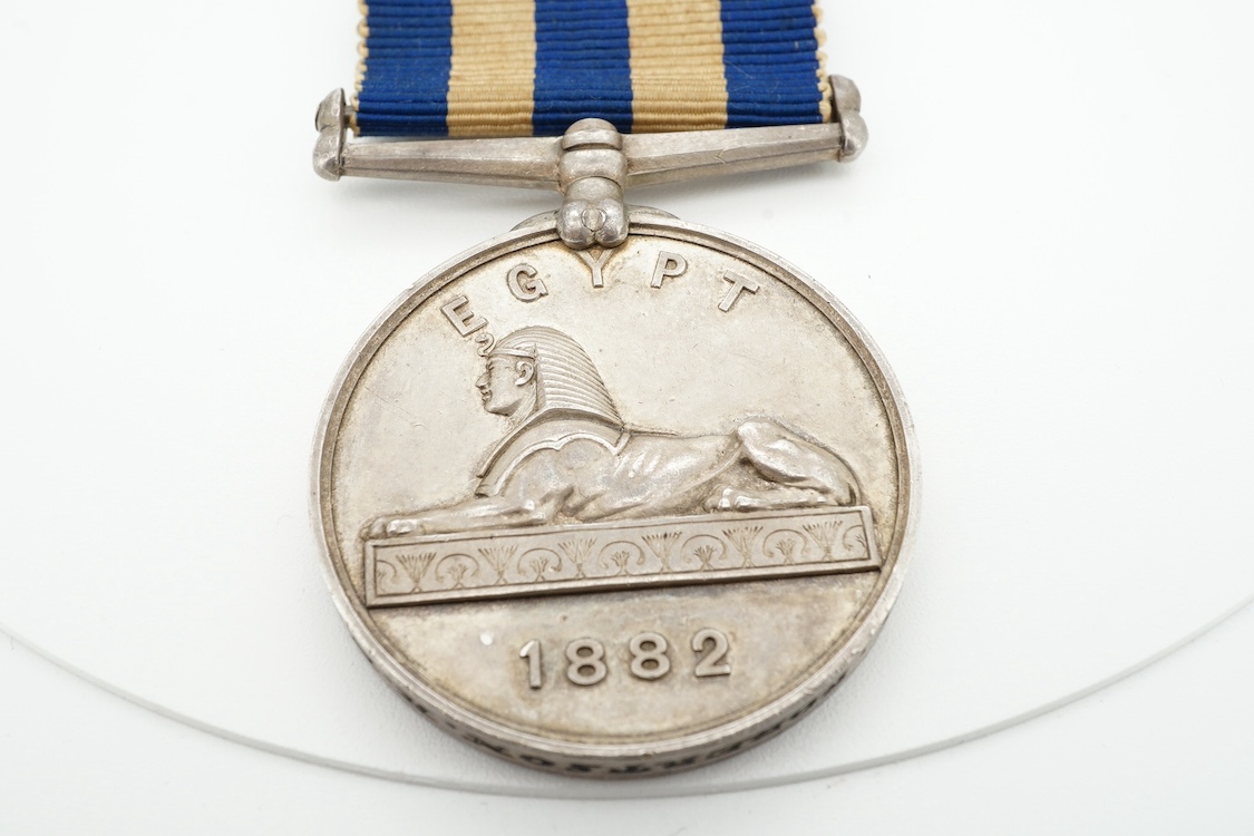 Battle of Trafalgar interest; Four medals awarded to members of the Robertson family. A Victorian naval General Service Medal to Thomas Robertson, Surgeon, with three bars for;, Sirius 17 April 1806, Trafalgar and Egypt,